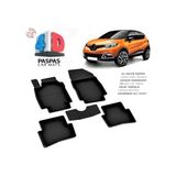 Renault Captur Ferrous 4d Havuzlu Kauçuk Paspas 2019 - Siyah