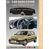 Renault Clıo 2 Aırbaglı (2001-2012) Torpido Örtüsü Ön Göğüs Koruma Torpido Koruma Araca Özel
