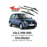 Renault Clio 2 Ön+arka Muz Silecek Takımı 1998-2005