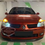 Renault Clio 2 Symbol Hb&sedan 1998-2008 Uyumlu Üniversal H Lip Esnek Ön Lip 2 Parça Karlık Ön Ek 00 Şüscaroto Aksesuar