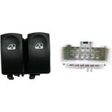 RENAULT CLIO 3 2007 - 2012 SOL CAM ANAHTARI GRİ SOKETLİ 10 PİNLİ