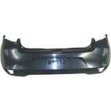 Renault Clıo- 3- Hb- 09/12 Arka Tampon Siyah Sensör Deliksiz Tyg
