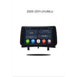 Renault Clio 3 Uyumlu 9 İnç Multimedya Ekran (2005-2012) - Apple CarPlay & Android Auto - IPS Dokunmatik Multimedya Teyp + Geri Görüş Kamerası Hediyeli 4GB