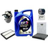 Renault Clio 4 1.5 Dci Filtre Bakım Seti Ve Elf Motor Yağı 5W-30 5LT DPF Lİ
