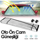 Renault Clio 4 2012-2013-2014-2015-2016-2017-2018-2019 Ön Cam Katlanır Güneşlik, Mıknatıslı Park Numaratör Ile Beraber
