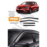 Renault Clio 4 2012-2018 Arası Kromlu Cam Rüzgarlığı 4'lü A+ Plus