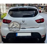 Renault Clio 4 2012-2019 Bagaj Üstü Yarasa Spoiler Bagaj Çıtası Piano Black Spoyler