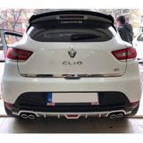Renault Clio 4 Arka Tampon Difüzör Gri