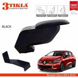 Renault Clio 4 Delmesiz Çelik Ayaklı Siyah Kolçak Kol Dayama