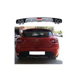 Renault Clio 4 Difüzör Arka Tampon Eki 4 Egzoz Çıkışlı DFZR322