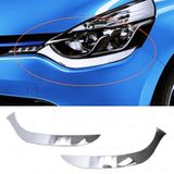 Renault Clio 4 Hb 2012-2016 Arası Krom Far Kaşı 2 Pcs P.çelik