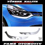 Renault Clio 4 HB Krom Far Çerçevesi 2 Prç. 2012-2016 P.Çelik