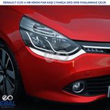 Renault Clio 4 HB Krom Far Kaşı 2 prç 2012-2016 P.Çelik