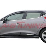 Renault Clio 4 HB Tk Paslanmaz Çelik 8 Parça Krom Cam Çıtası