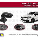 Renault clio 4 kol dayama kolçak vidasız konsol niken