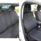 Renault Clio 4 Lüx Oto Koltuk Minderi Ön Arka 5'li Set FIVESTAR Serisi SİYAH
