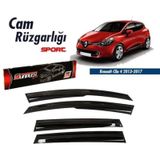 Renault Clio 4 Mugen Cam Rüzgarlığı 2012-2019 Arası 4'lü Sunplex