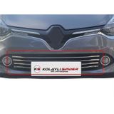 Renault Clio 4 Ön Tampon Çıtası 6 Prç Krom 2013-2016