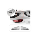 Renault Clio 4 Uyumlu Krom Arka Cam Rüzgarlık Üçgeni Paslanmaz Çelik