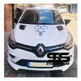 Renault Clio 4 Uyumlu Piano Black Kaput Üstü Havalandırma Izgarası