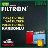 Renault Clio 5 1.0 1.3 TCe Filtron Filtre Bakım Seti 2019-2023