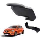 Renault Clio 5 2019 Delmesiz Çelik Ayaklı Siyah Kolçak Kol Dayama