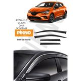 Renault Clio 5 2019 ve Sonrası Kromlu Cam Rüzgarlığı 4'lü A+ Plus