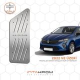 Renault Clıo 5 Alpine Krom Ayak Dinlendirme Pedalı 2023 Ve Üzeri
