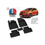 Renault Clio 5 Ferrous 4d Havuzlu Kauçuk Paspas 2020 - Siyah