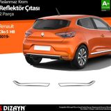 Renault Clio 5 Krom Reflektör Çıtası 2 Prç. 2019 2020 2021 2022 2023 2024 2025