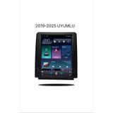 Renault Clio 5 Uyumlu 9.7 İnç Dikey Tesla Ekran Multimedya Navigasyon - Kablosuz Apple CarPlay & Android Auto - Geri Görüş Kamerası 4GB 8 CORE