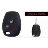 Renault Clio Kangoo Megane Laguna Scenic Uyumlu Silikon Anahtarı Kılıfı