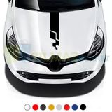 Renault Clio Megan Kadjar Ön Kaput Şerit Oto Sticker Araç Etiket