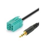 Renault Clio Megane Espace Laguna Kangoo 3.5mm Oto Cd Aux Stereo Ses Giriş Kablosu