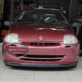 Renault Clio Symbol Hb&Sedan 1998-2002 Uyumlu Üniversal V2 Laguna Lip Esnek Ön Lip 2 Parça Tampon Altı Dil Karlık Ön Ek