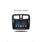 Renault Clio Symbol Multimedya Ekran (2013-2021) | Android Navigasyon Sistemi, Apple CarPlay ve Android Auto Desteği, Geri Görüş Kamerası ve Direksiyon Kumanda Uyumu, 9 İnç Dokunmatik Panel 4GB 8 CORE