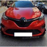 Renault Clio Uyumlu 5 Ön Tampon Eki Custom Ön Lip 3 Parça Plastik Ürün