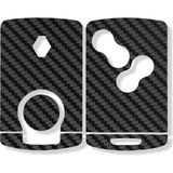Renault Clio4 ile Uyumlu Megane 3 Fluance Anahtar Kart Folyo Sticker Kaplama Mat Karbon Siyah