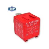 Renault Flaşör Role 4 Fişli Kırmızı 12v 60amp. G.cartıer