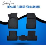 Renault Fluence 2009 Sonrası 3D Carbonline Araca Özel Paspas - Siyah
