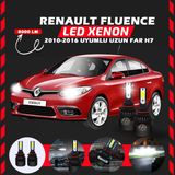 Renault Fluence 2010-2016 Uzun Far Uyumlu Şimşek Etkili Led Xenon Light Series H7