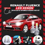 Renault Fluence 2010-2016 Uzun Far Uyumlu Şimşek Etkili Led Xenon Performance Series H7