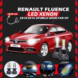 Renault Fluence 2010-2016 Uzun Far Uyumlu Şimşek Etkili Led Xenon Pro Series H7