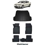 Renault Fluence 2011 Model 5d Premium Ekstra Havuzlu Paspas ve Bagaj Havuzu Set - Siyah