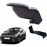 Renault Fluence 2012 Delmesiz Çelik Ayaklı Siyah Kolçak Kol Dayama