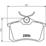 Renault Fluence Arka Balata Marka