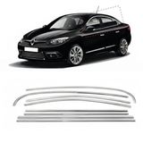 Renault Fluence Cam Çerçevesi Kenar Çıtası Krom Tamtur 8 Parça - -