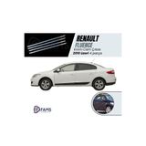 Renault Fluence Krom Cam Çıtası 4 Prç, 2010 Ve Üzeri P, Çelik Uyumlu FTY-950