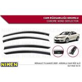Renault Fluence Kromlu Cam Rüzgarlığı Niken 2009+