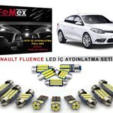 Renault Fluence LED İç Aydınlatma Ampul Seti FEMEX Parlak Beyaz